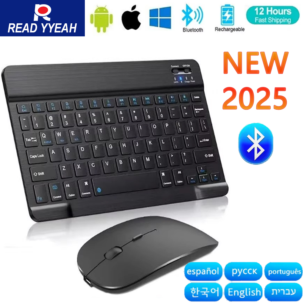 Gaming Keyboard Wireless - Neue 2025, drahtlose Bluetooth-Tastatur, Maus für
