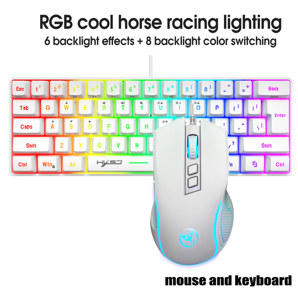 Gaming Keyboard Extension - Tastatur- und Maus-Set Gamer-Tastaturen-Kombos 60% PC-Tastatur
