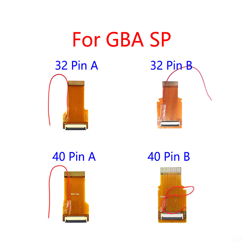 Film Switch Mod - Für GBA SP LCD-Hintergrundbeleuchtungskabel, 32-polig, 40-poliges