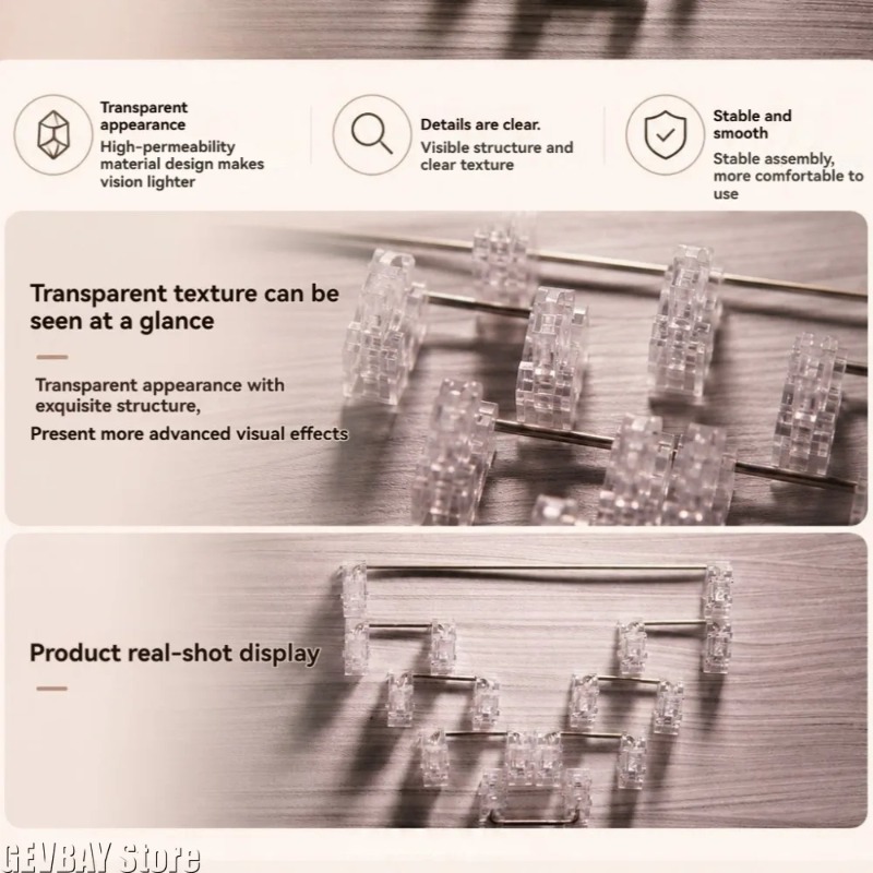 Film Switch Mod - KEYNG Hochtransparentes, nichtmagnetisches Stabilisatorband, feuchtigkeitsabweisender Film