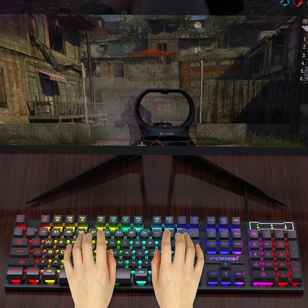 104-Tasten Kabelgebundene Tast – Gaming Keyboard Budget Bewertung und Preis