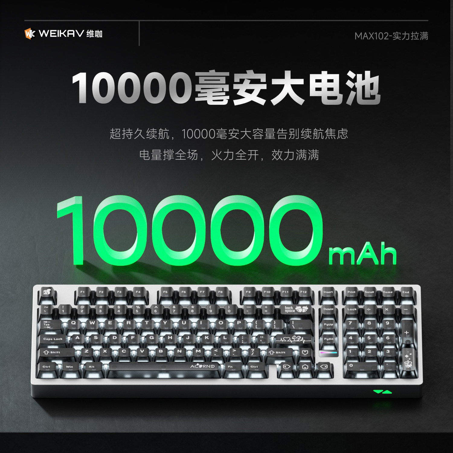 Weika Max102 Aluminiumgehäuse, – Gaming Keyboard Mechanical Bewertung und Preis