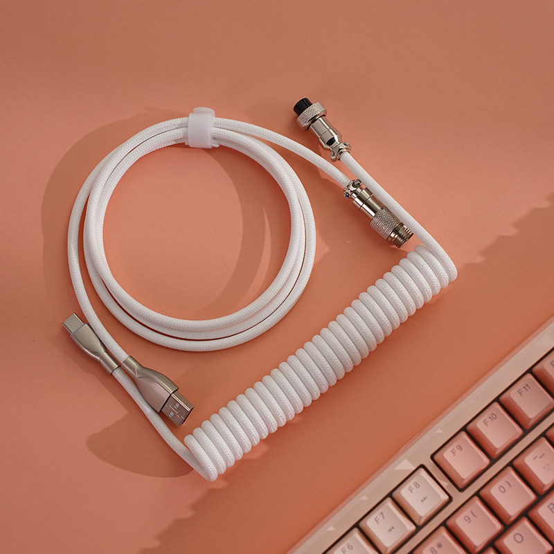 Typ-C USB Aviator Spiralkabel  – Gaming Keyboard Extension Bewertung und Preis