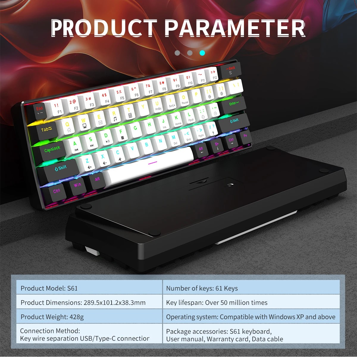 60 % kabelgebundene mechanisch – Gaming Keyboard Budget Bewertung und Preis
