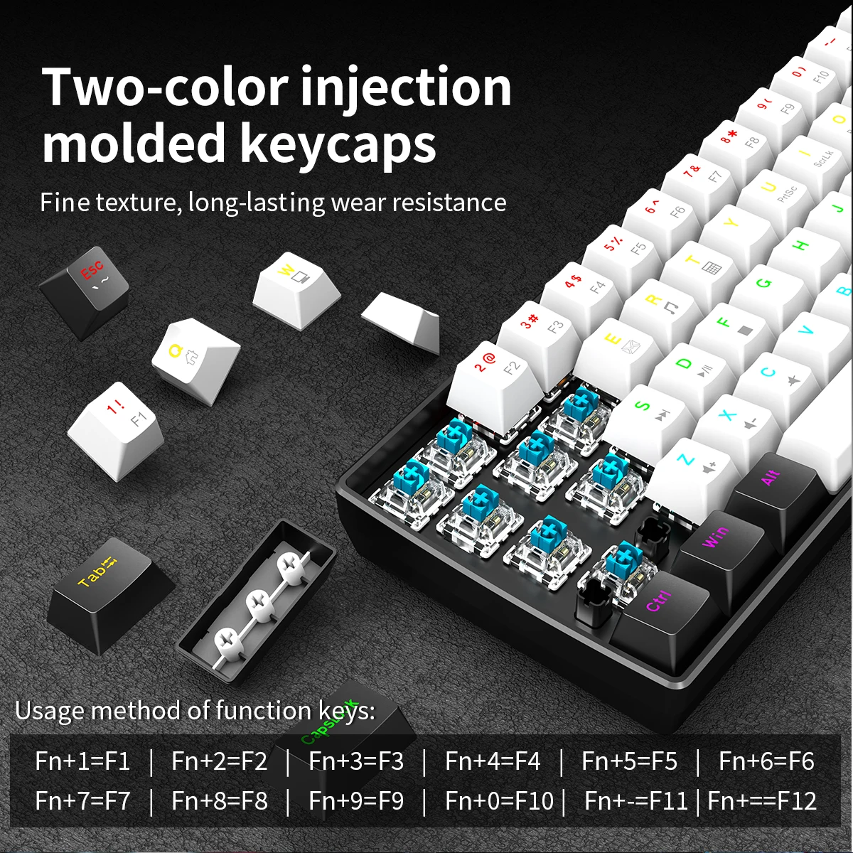 60 % kabelgebundene mechanisch – Gaming Keyboard Budget Bewertung und Preis