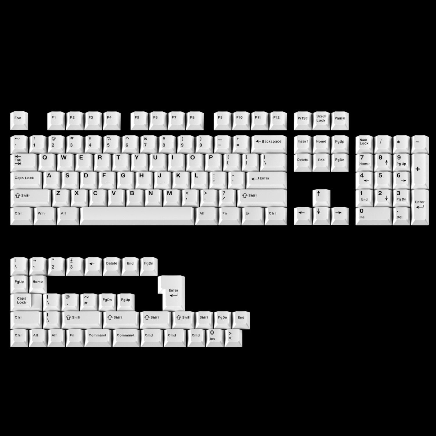 Minimalistische Reinweiße Tast – Gaming Keyboard Extension Bewertung und Preis