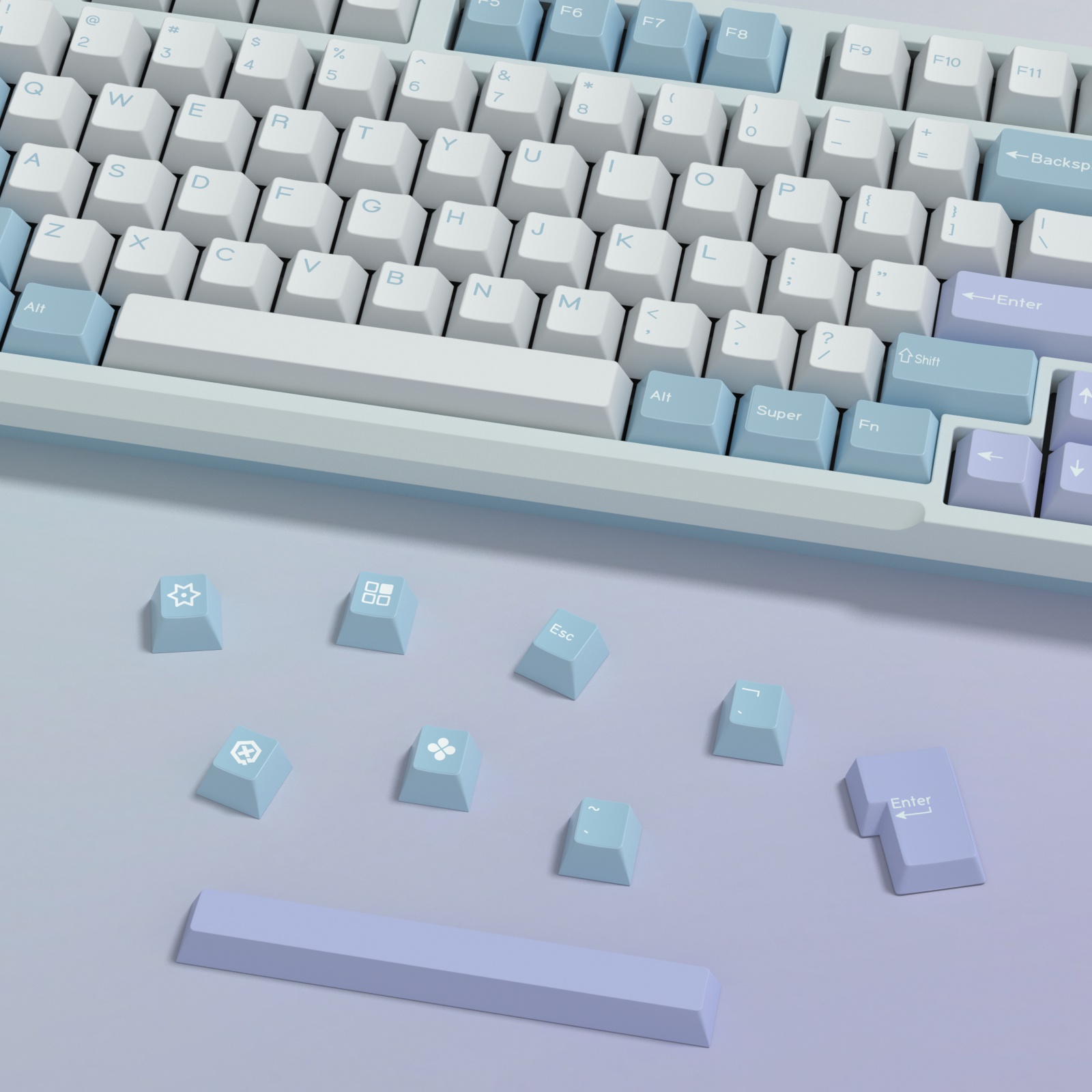 KBDiy GMK Illusion Keycap Cher – Gaming Keyboard Number Pad Bewertung und Preis