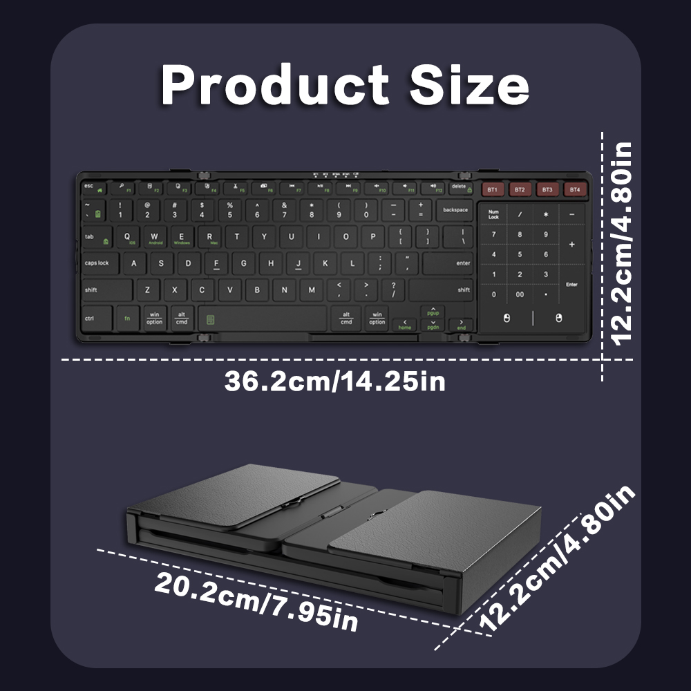 JOMAA faltbare Bluetooth-Tasta – Gaming Keyboard Budget Bewertung und Preis