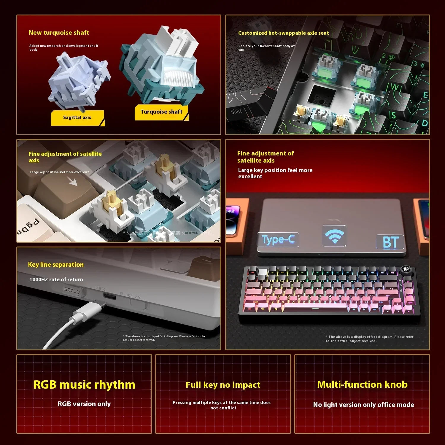 Leobog Hi75C Hi75 Hi75C Pro Al – Gaming Keyboard Extension Bewertung und Preis